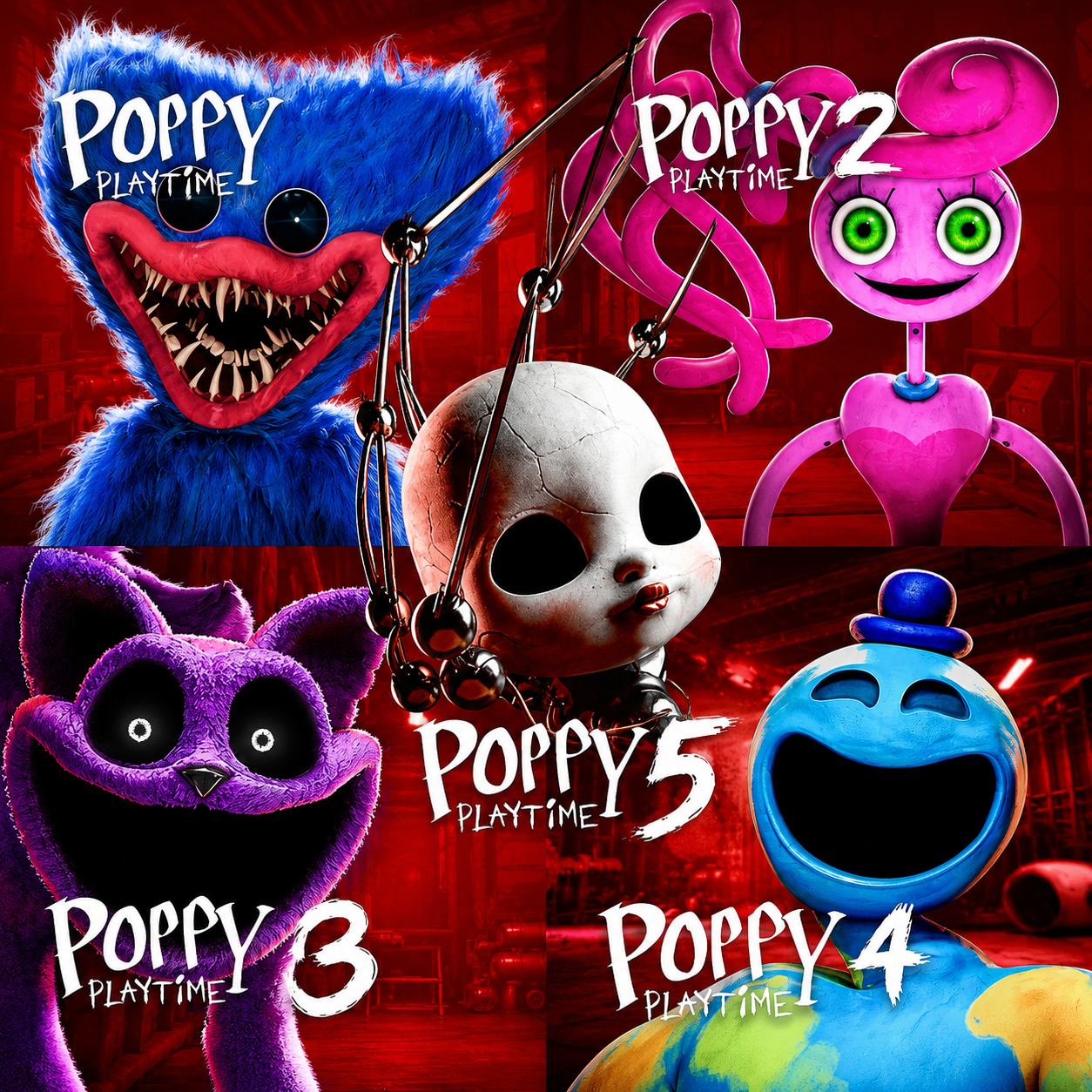 POPPY PLAYTIME BUNDLE 1-5